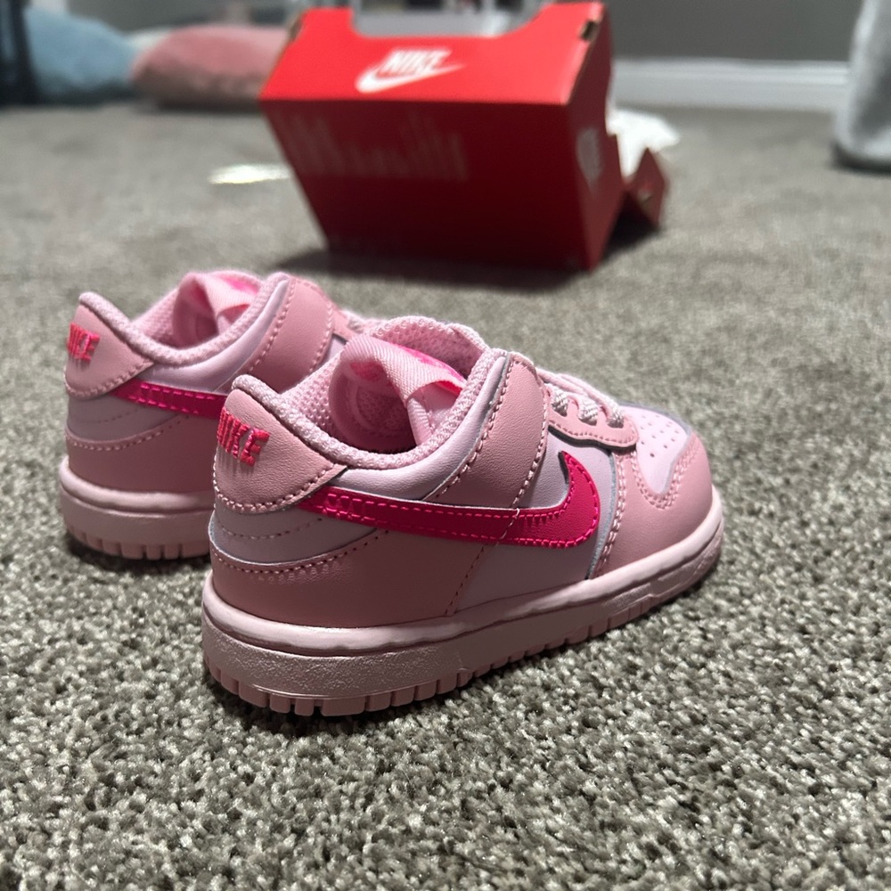 Triple pink low TD dunks
